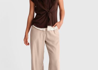 Παντελόνι formal φαρδιά γραμμή  - 5206179073370 -  - 